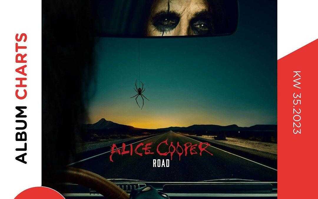 Alice Coopers Album “Road” auf Platz #2 der deutschen Albumcharts!