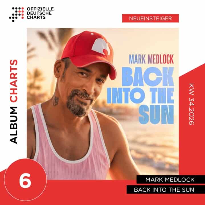 Mark Medlock als Neueinsteiger in den Album-Charts!